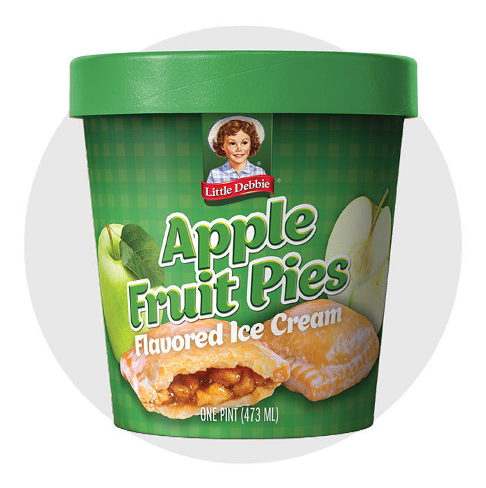 Apple Fruit Pies Ice Cream