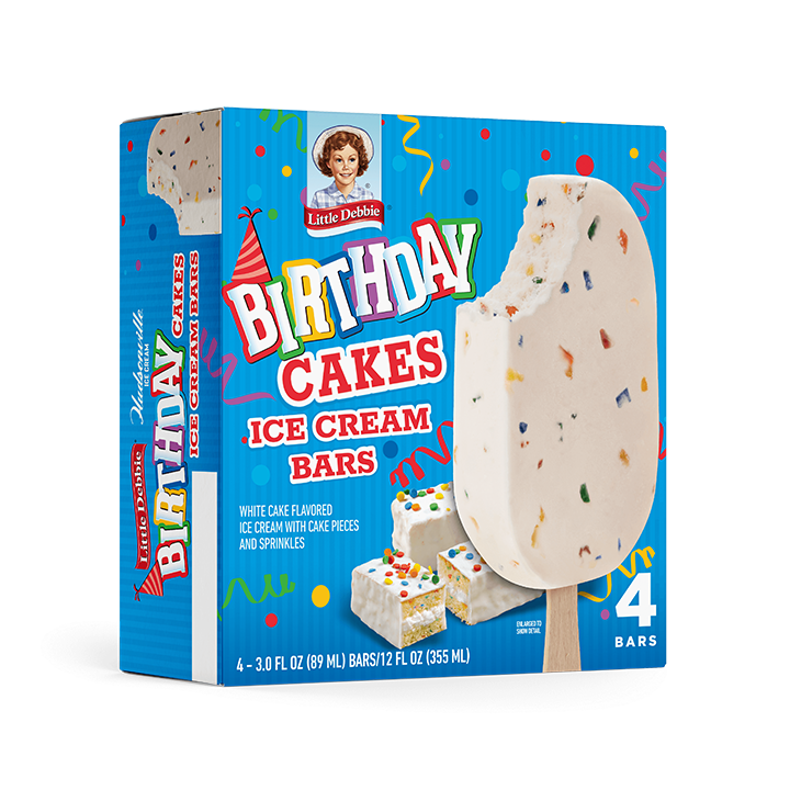 Birthday Cakes Ice Cream bars